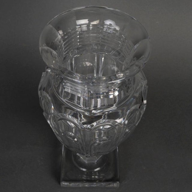 Antique Crystal Vase by Baccarat, 1900s For Sale - Image 3 of 10