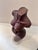 Brown 1970s Hand-Carved Wooden Female Sculpture For Sale - Image 8 of 9