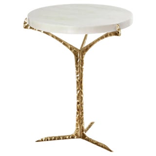 Alentejo Estremoz Marble Side Table by Insidherland For Sale