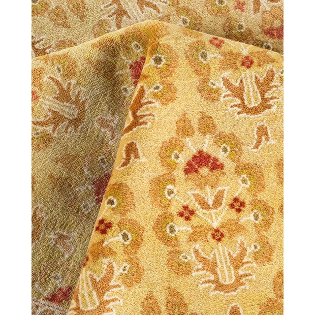 Textile Mogul, One-of-a-Kind Hand-Knotted Area Rug - Ivory, 6' 0" x 9' 4" For Sale - Image 7 of 8