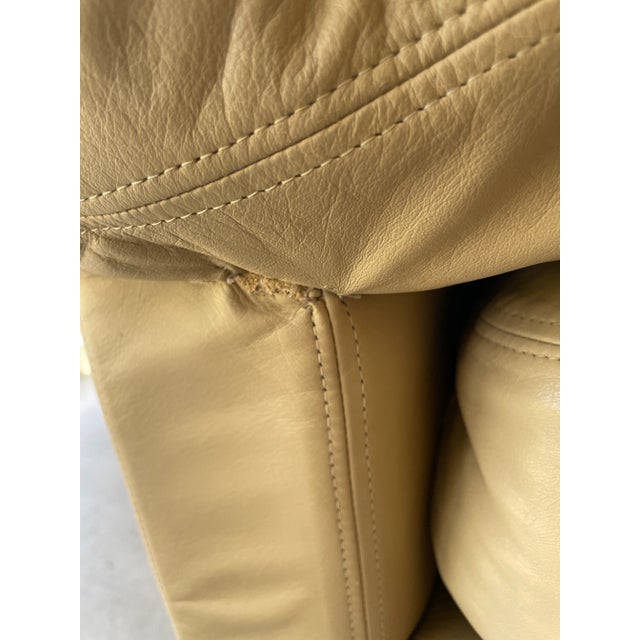 Tan 1985 Marco Zani Tan Leather Sectional Sofa From "Collezione Poltrone" For Sale - Image 8 of 13