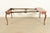 1960s Baker Furniture French Provincial Louis XV Carved Oak Extension Console Dining Table, Newly Refinished For Sale - Image 5 of 12