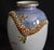 Vintage Japanese Porcelain Vase Dragon Ware Moriage Lusterware Hand Painted 6.5" For Sale - Image 9 of 14