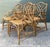 Vintage Chinese Chippendale Rattan Dining Chairs With Cane Seats - Set of 4 For Sale In West Palm - Image 6 of 12