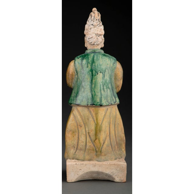 Ceramic Large 15th/16th Century Chinese Ming Dynasty Tomb Figures - a Pair For Sale - Image 7 of 10