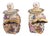 French Porcelain Figural Inkwells in the style of Kändler for Edmé Samson, 1860, Set of 2 For Sale