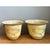 Vintage Distressed French Toile Metal Cache Pot - A Pair For Sale In West Palm - Image 6 of 12