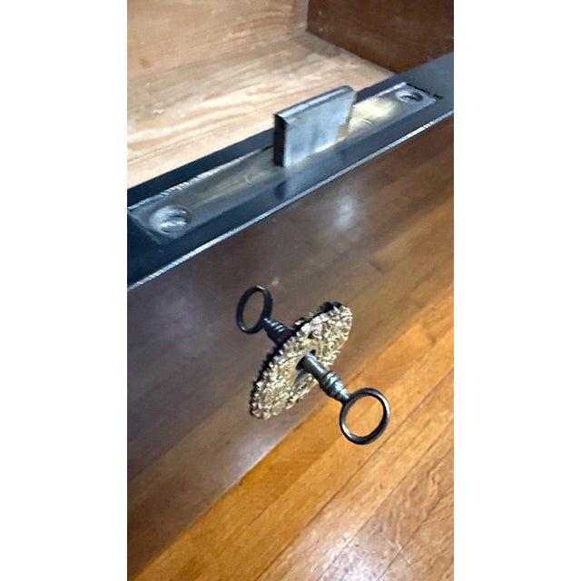 Black Late 19th Century Ebonized Regency Chests of Drawers/Nightstands (A Pair) For Sale - Image 8 of 12