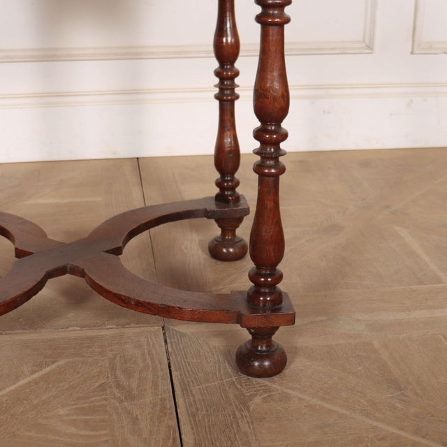 English Side Table in Oak For Sale - Image 4 of 10