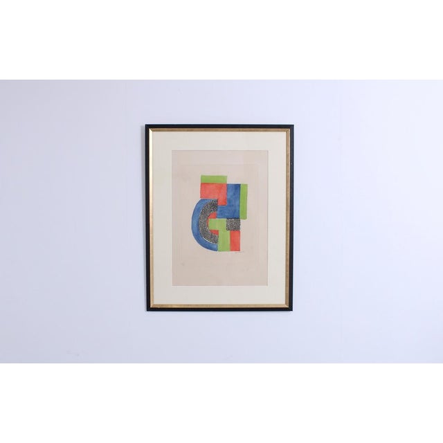 Original Lithograph by well known Modernist artist Sonia Delaunay. Sonia Delaunay was an Ukraine-born French painter,...