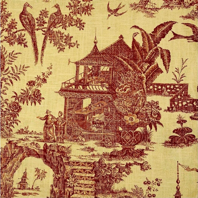 Brand New Pair Pillow Covers Fabric Manufacturer: Covington Fabric Designer: 5th Avenue Designs Pattern Name: Les Chinois...