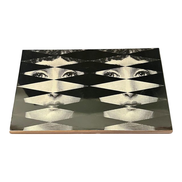 20th Century Fornasetti Backgammon Game Set Box For Sale