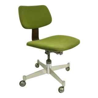 Mid Century Swivel Desk Chair by Thonet For Sale