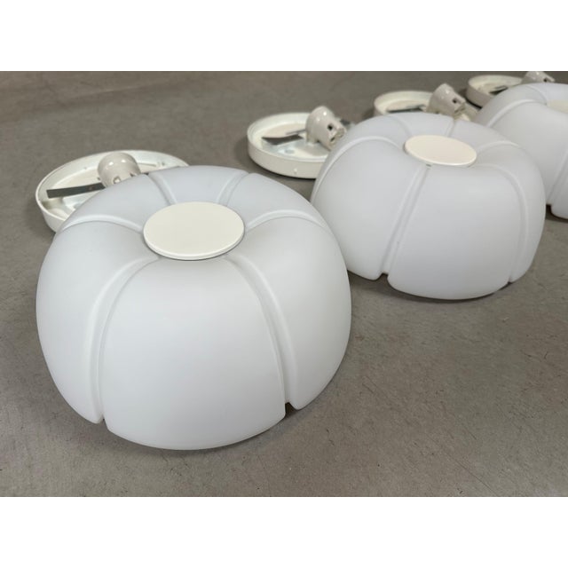 Vintage Opaline Ceiling Lamp from Glashütte Limburg, 1970s For Sale - Image 10 of 13