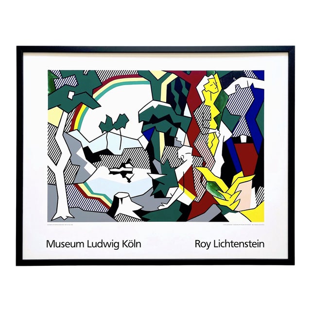 Roy Lichtenstein Vintage 1989 Fine Art Silkscreen Print