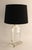 Mid-Century Modern Vintage Ralph Lauren Bevelled Edge Glass Table Lamp For Sale - Image 3 of 14