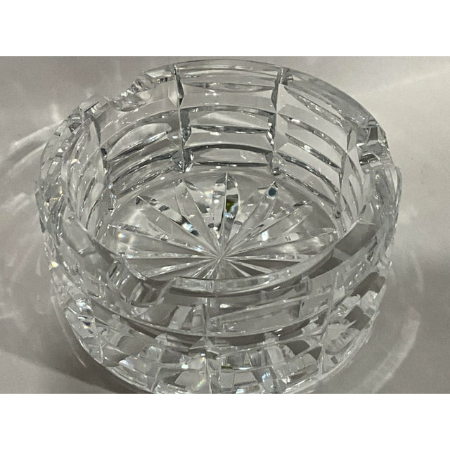 Glass Vintage Mid 20th Century Waterford Crystal Ashtray For Sale - Image 7 of 10