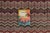 Textile Vintage Turkish Rug With Distressed Chevron Pattern in Multicolor - Rug & Kilim For Sale - Image 7 of 10