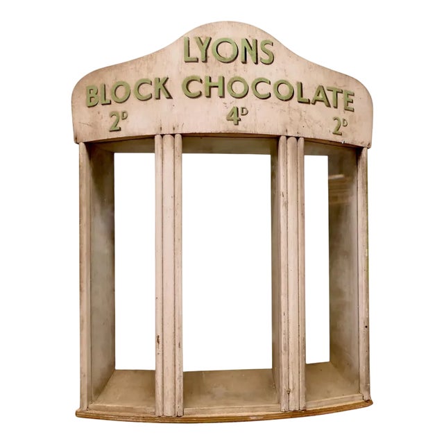 Chocolate Dispensing Cabinet from Lyons Sweet Shop, 1930s For Sale