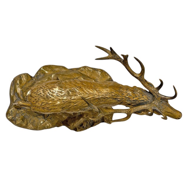 Bronze Elk Sculpture For Sale - Image 14 of 14