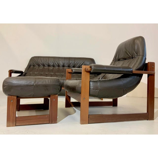 Percival Lafer MP-91 Earth Lounge Sofa Set, 1970s, Brazil, Set of 4 For Sale - Image 17 of 18