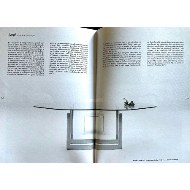 Gavina Sarpi Dining Table attributed to Carlo Scarpa for Simon Gavina, Italy, 1970s For Sale - Image 4 of 7