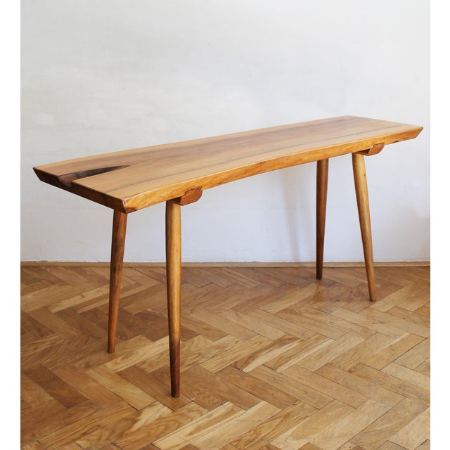 Wood Organic Oak Side Table from Uluv, 1960s For Sale - Image 7 of 17