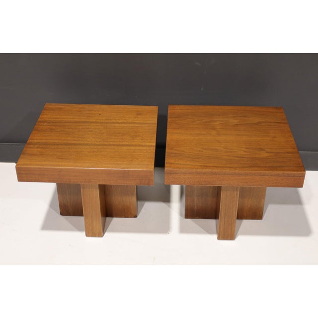 Pair of Cruciform Occasional Tables by Milo Baughman For Sale In Dallas - Image 6 of 8