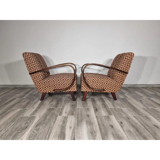 Art Deco Armchair by Jindrich Halabala For Sale - Image 5 of 11