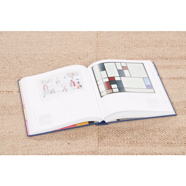 Beige Vintage Panelled Kilim Wool Rug With Stripes in Beige by Rug & Kilim, 1950-1959 For Sale - Image 8 of 9