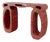 Travertino Rosso Marble Soie Console by Esther Knopfler For Sale