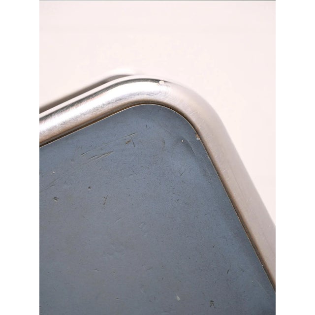 1960s Vintage Scandinavian Steel and Formica Stepladder, 1960s For Sale - Image 5 of 8