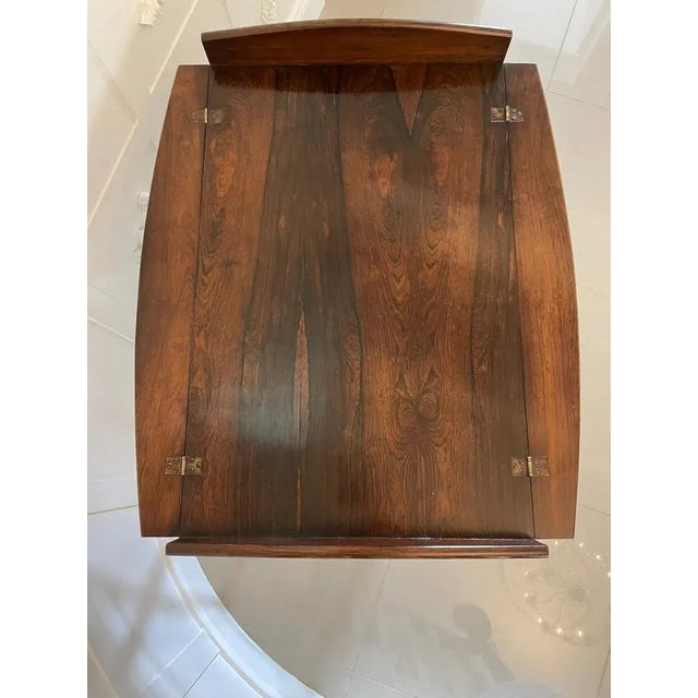 Antique Victorian Rosewood Butlers Tray on Stand For Sale - Image 11 of 15