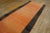 Salmon 1950s Orange Open Field Vintage Turkish Anatolian Runner Carpet 4'3" X 18'8" Knotted Wool Rug For Sale - Image 8 of 9