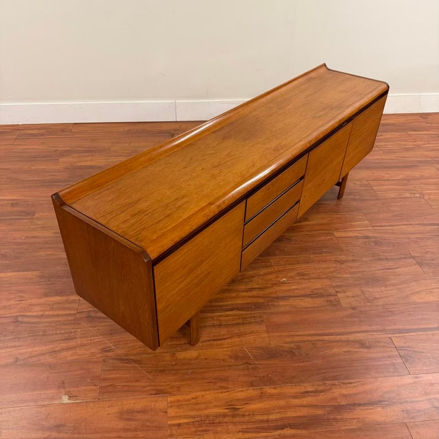 White & Newton White & Newton Long Teak Sideboard Bar For Sale - Image 4 of 14
