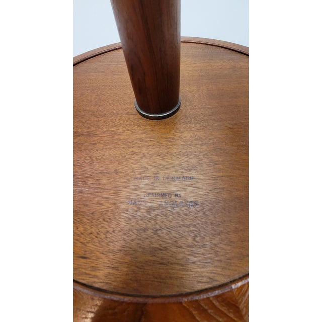 Wood 1960s Danish Teak Side Table by Hans Andersen For Sale - Image 7 of 14