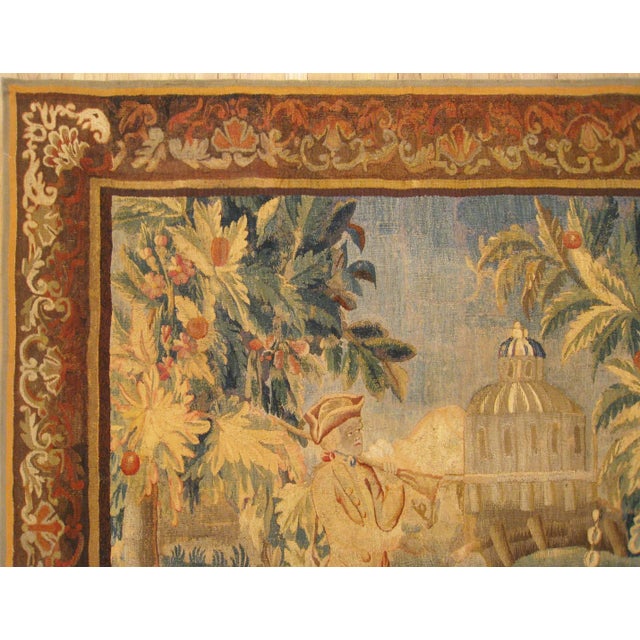 18th Century French Aubusson Tapestry For Sale - Image 4 of 7
