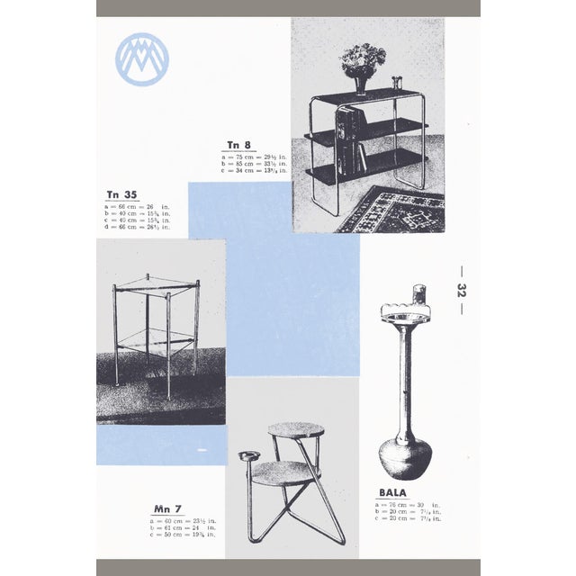 Black Small Bauhaus Table in Chrome from Mücke Melder, 1930s For Sale - Image 8 of 9