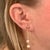 Akoya Pearl Earrings 14k Yellow Gold Certified For Sale - Image 10 of 14