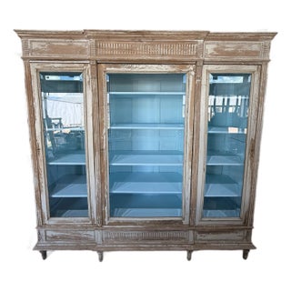 Large 18th Century French Louis XVI 3-Door Bookcases For Sale