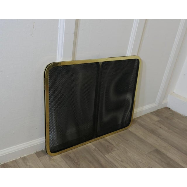 Folding Brass Fire Guard, 1960s For Sale - Image 6 of 7