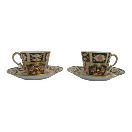 Example of Royal Crown Derby Porcelain Tea Cups