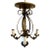 Vintage Miniture Chandelier Pendant Flush Mount Victorian Style For Sale