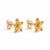 Not Yet Made - Made To Order Dainty Citrine Flower Stud Earrings, Floral Gemstone Earrings, Jewelry Gift for Her - A Pair For Sale - Image 5 of 5
