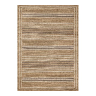 Chris Loves Julia x Loloi Judy Natural / Dove 2'-6" x 7'-6" Runner Rug For Sale