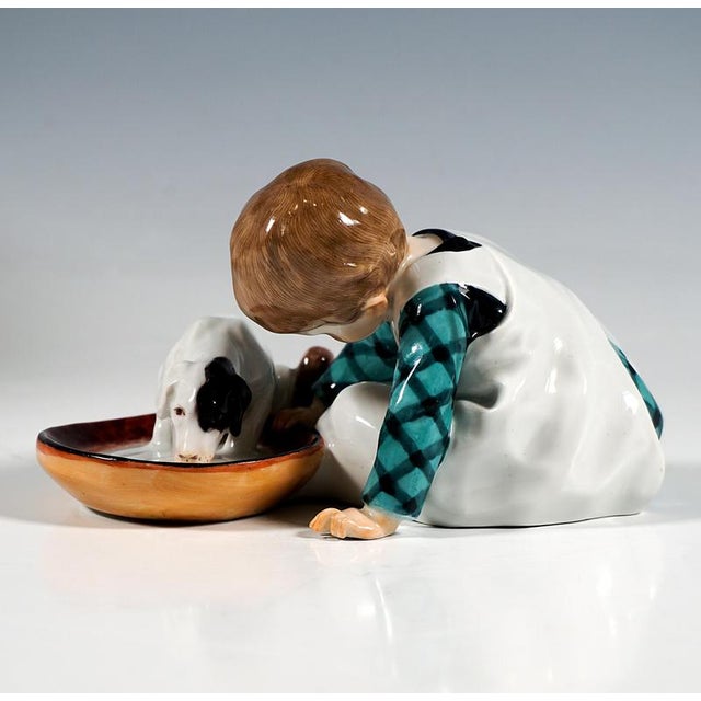 Antique Art Nouveau Figure by Konrad Hentschel for Meissen, 1890s For Sale - Image 4 of 6