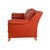 Two-Seater Leather Red Sofa Couch by Natuzzi For Sale - Image 6 of 9
