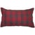 Double sided pillow made with a plaid pattern Turkish textile.