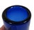 Mid-Century Blown Glass Vase Cobalt Blue 9" For Sale - Image 9 of 11