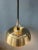 Mid-Century Aluminium Pendant Lamp with Orange Lacquer For Sale - Image 5 of 11